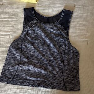 Lululemon grey sculpt crop